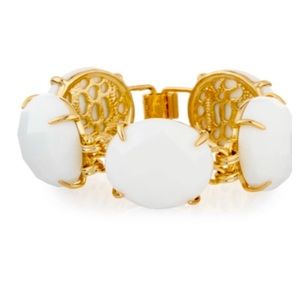 Kendra Scott Cassie Bracelet in Gold/White
